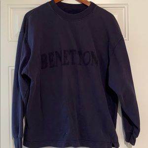 United Colors of Benetton Navy Crewneck